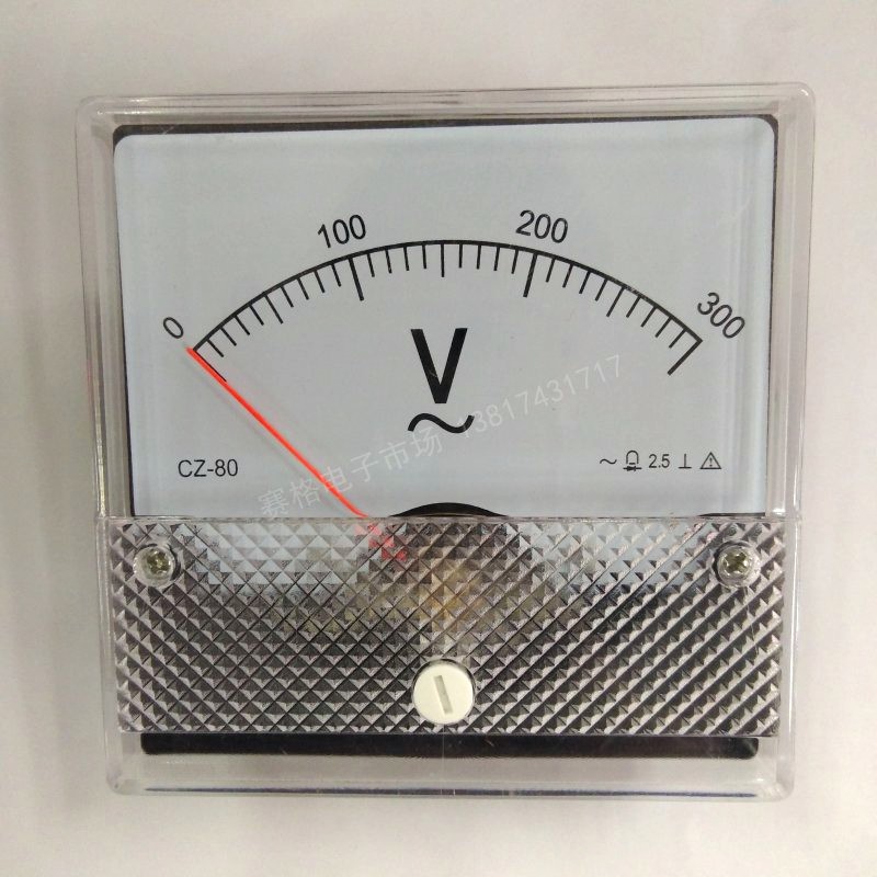 CZ-80 300V 指针式交流电压表AC150V 500V伏 AC450v 面板表CZ-80