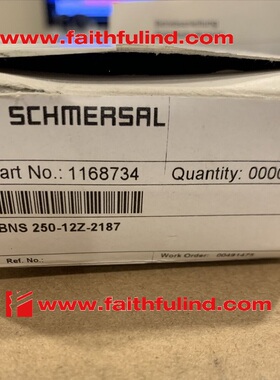 议价Schmersal 101168734 施迈赛安全开关 BNS 250-12Z-2187