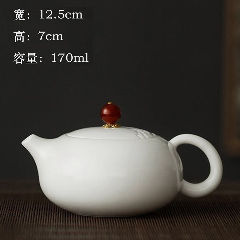 西施壶白瓷小号陶单德化