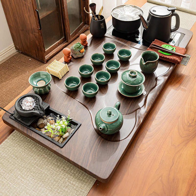 流水器茶盘具套装家用全