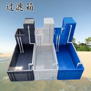 周转箱鱼缸过滤器循环系统养龟箱养龟缸家用龟池乌龟专用缸养殖箱