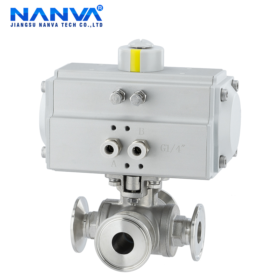 气动不锈钢四通快装卡箍