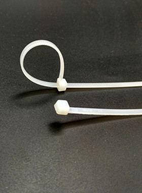 白色5*400MM 200条/包 宽3.8MM 强力扎带 自锁式尼龙扎带直销