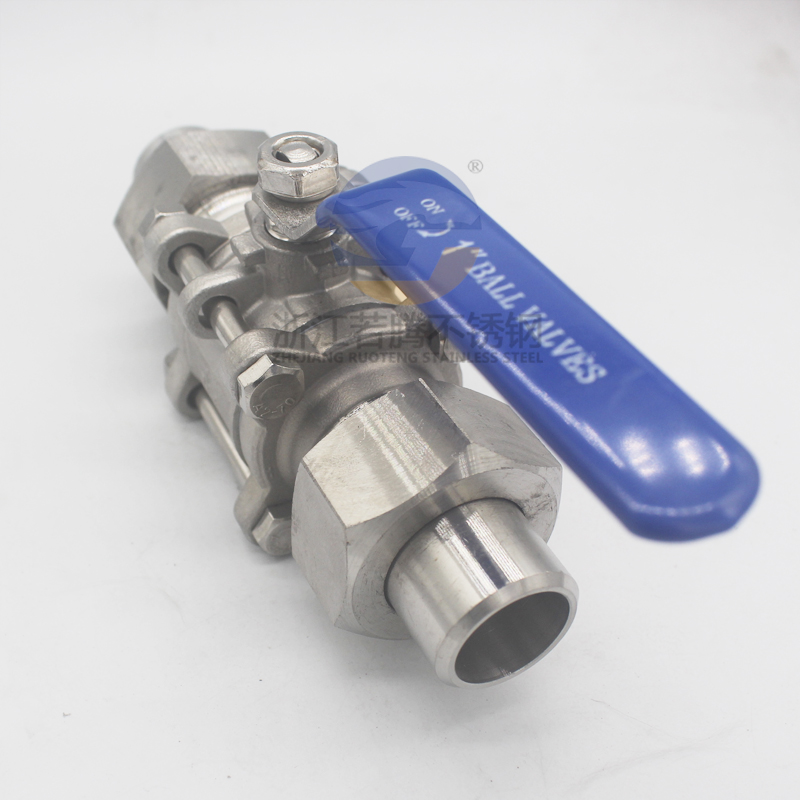 三片式焊接套管球阀不锈
