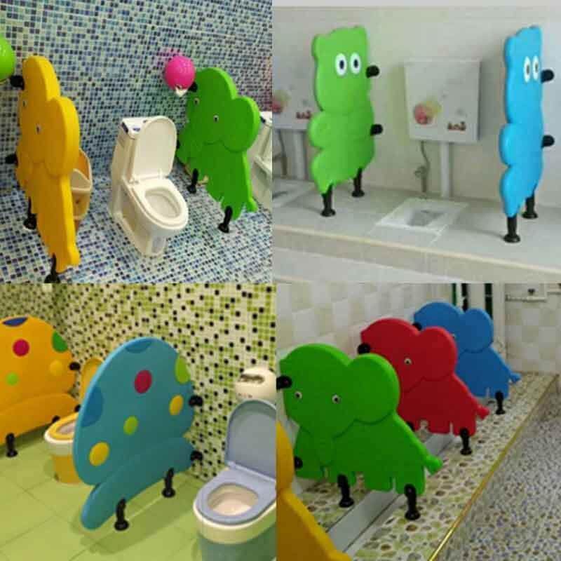 幼儿园洗手间挡板卡通塑
