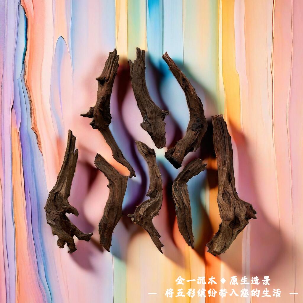 紫柚木枝越南纯天然鱼缸