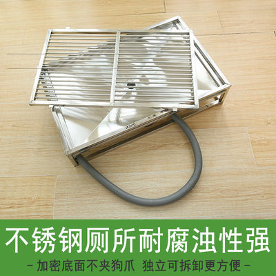 自动冲水不锈钢狗厕所笼