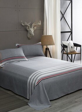 Double bed sheets cotton sheets 1.8/2.0m1.5 meters summer