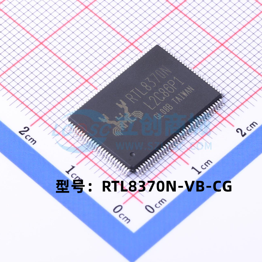 全新原装 RTL8370N-VB-CG 封装LQFP-128 8端口千兆以太网交换器