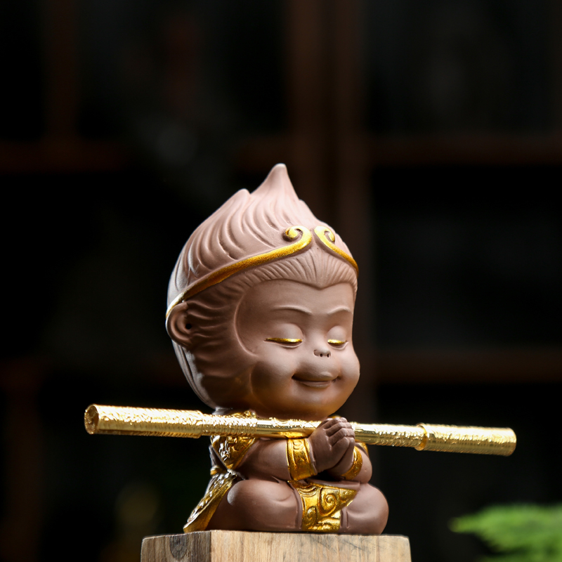 齐天大圣孙悟空茶宠摆件