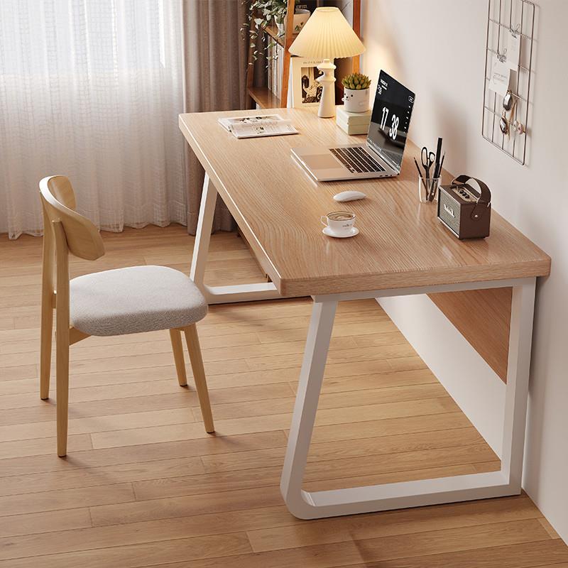 书桌学生家用卧室长条桌子简易书房客厅大书桌办公工作台式电脑桌