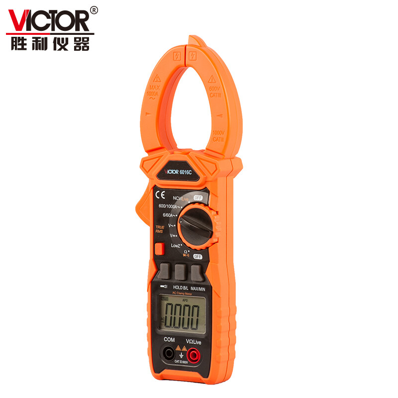 胜利数字电流表钳形型万