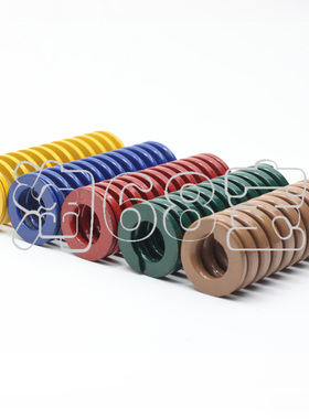 强力重负荷绿色弹簧直径TH25*d12.5*L25,30,35,40---五金塑胶冲压