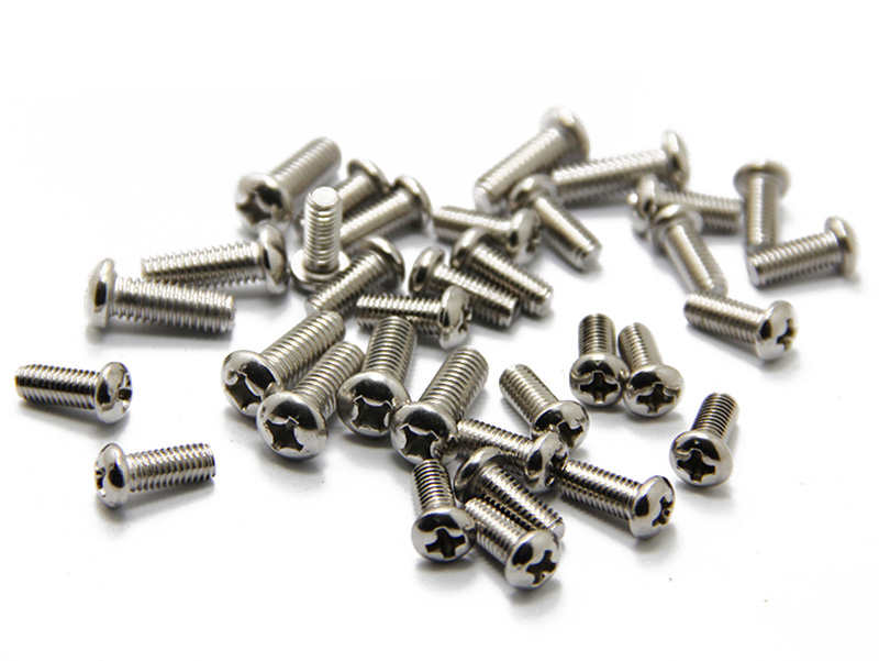 不锈钢十字盘头螺丝圆钉