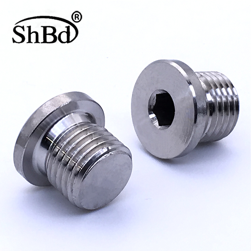 外内六角带边堵头螺纹油