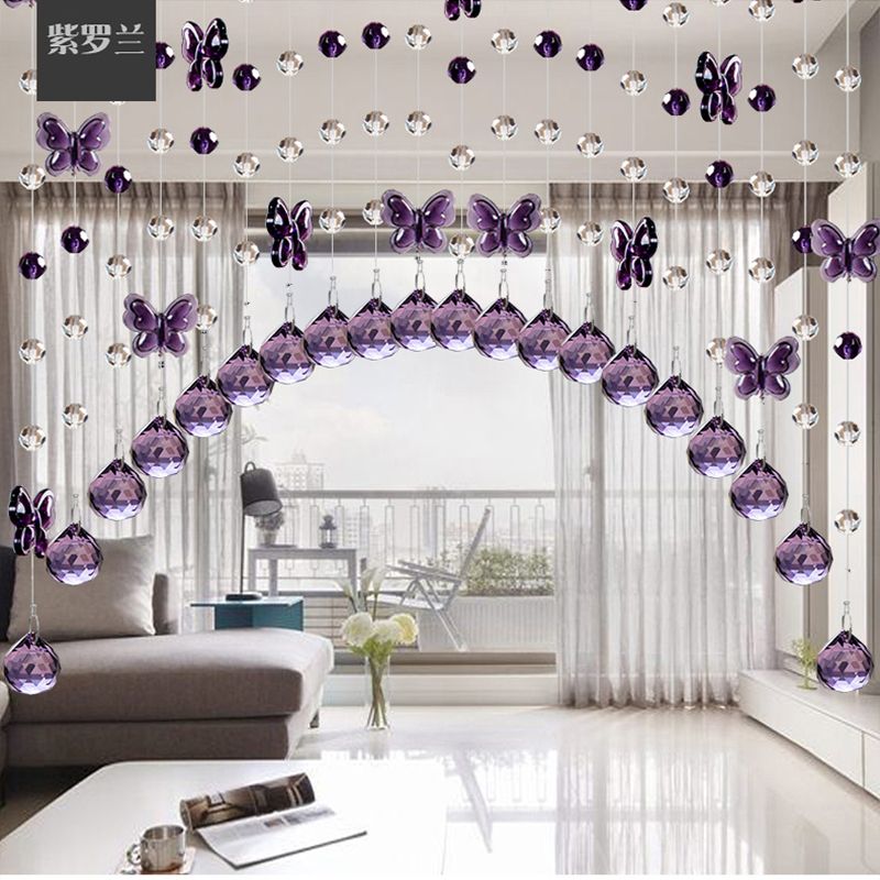 珠帘水晶门玄关卧室客厅