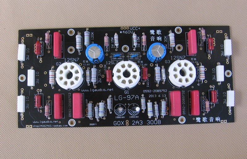 12SL7+12SN7推300B/ 2A3推挽放大板 声音大气宽松 胆味十足LG97A