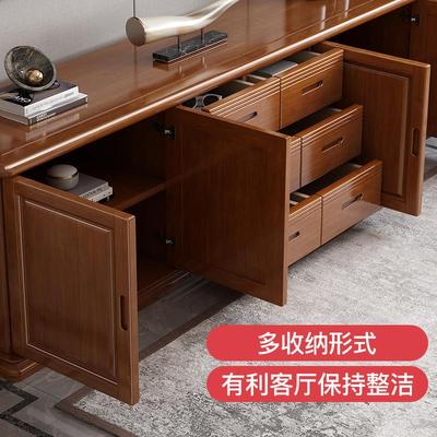 全实木电视柜茶几组合新