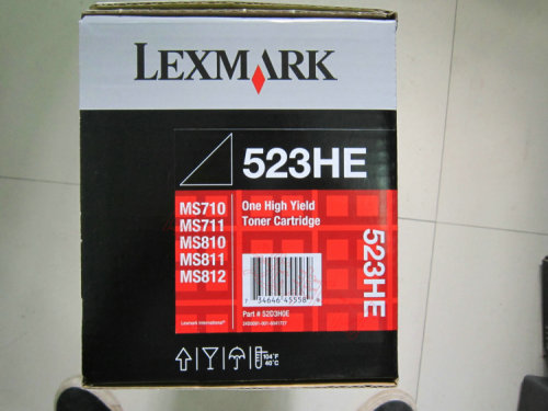 原装利盟523HE粉盒高容适MS710 MS711 MS810 MS811 MS812 52D3H0E