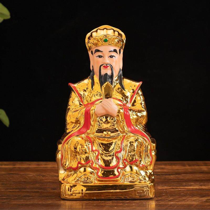 陶瓷包邮灶王爷火神灶神爷神像火神祝融灶神爷厨房灶面工艺品摆件