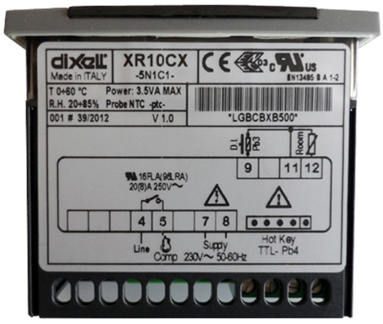 dixell/帝思小精灵Prime-CX电子温控器XR10CX-1N0C0 5N0C0 5N1C1