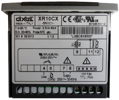 dixell/帝思小精灵Prime-CX电子温控器XR10CX-1N0C0 5N0C0 5N1C1