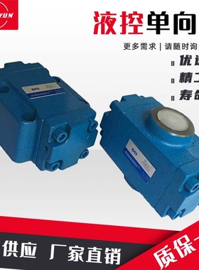 液压液控单向阀DFY-B10/B20/B32H1保压阀DFY-L10/L20/L32H2安全阀
