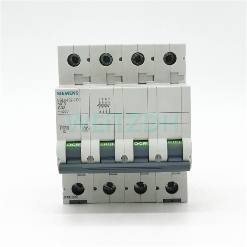 询价西门子 5SL6432-7CC MCB 空气开关 32A 4P 三相四线 小型断路