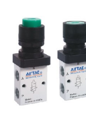 原装正品亚德客机械手动阀 S3PM/PP/S3PF/S3HS-M5/06/08-R-B-G