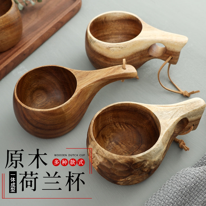 芬兰木杯大容量牛奶杯咖啡杯茶水杯子户外露营便携随身杯定制刻字,搬运/仓储/物流设备,其他起重搬运设备,淘宝优惠券,粉丝福利购,淘宝优惠卷