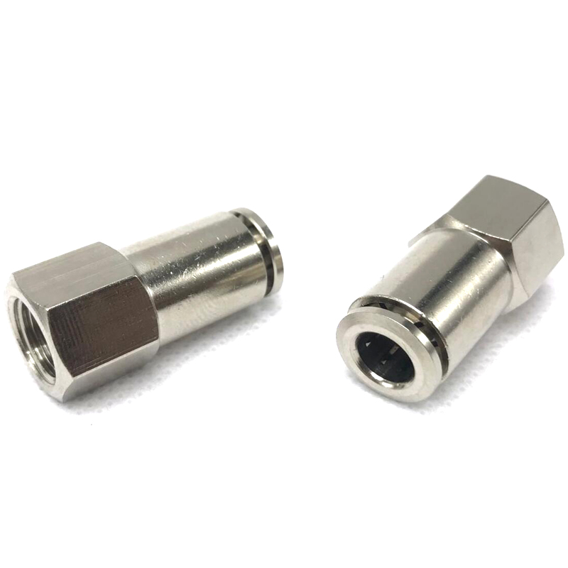 内螺纹快插分直通气管接