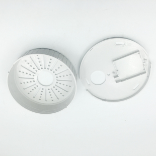 监控半球藏线盒 摄像机吊装支架转接盘可藏线头POE塑料12V电源壳