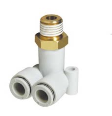 KQ208-01S\02S\03S  KQ2LU10\12-01S\02S\03S\04S 外螺偏三通接头