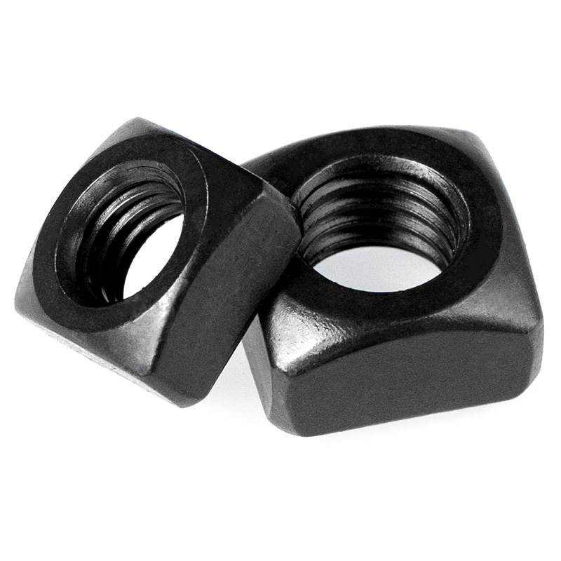 黑色不锈钢四方螺母形帽