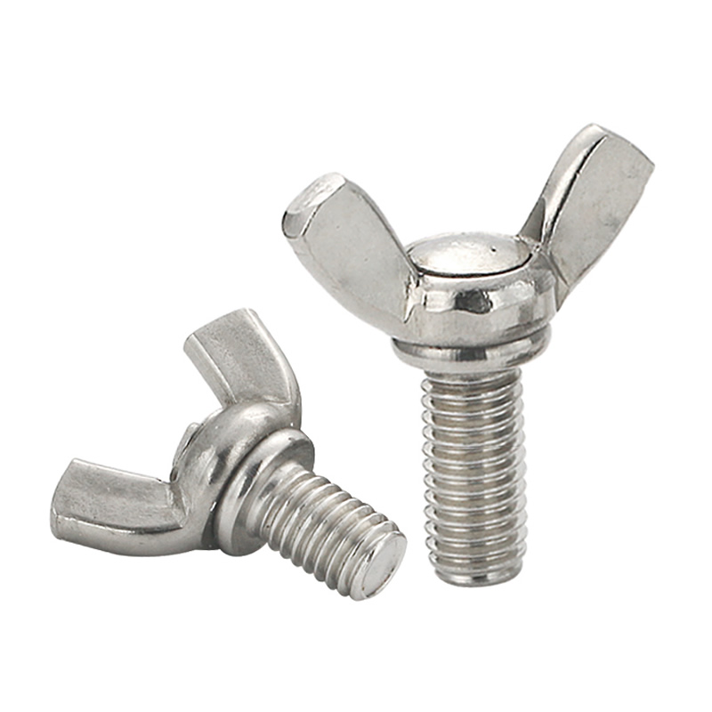 不锈钢蝶型螺丝元宝手拧