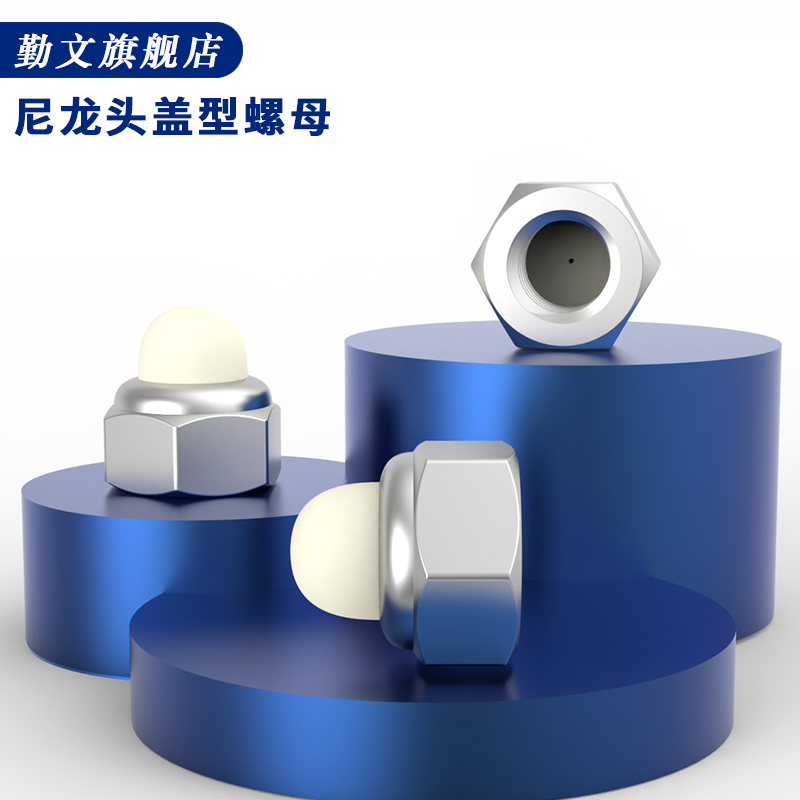 不锈钢尼龙头盖型螺母锁