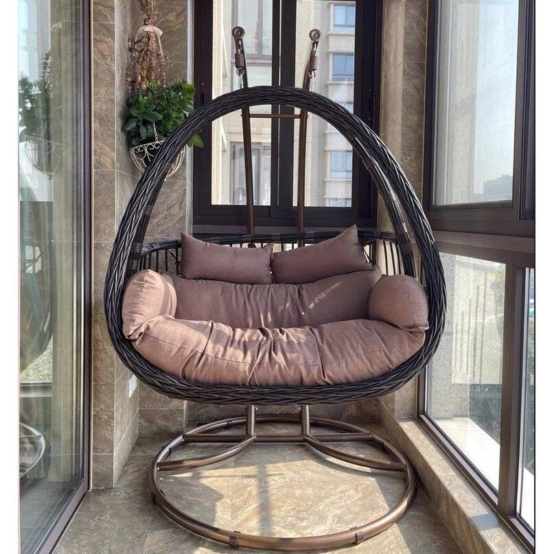 阳台秋千摇篮椅懒人吊兰