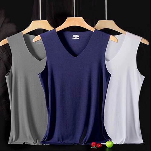 Men TankTop Man Gym clothes Singlet stringer Vest深v背心男棉