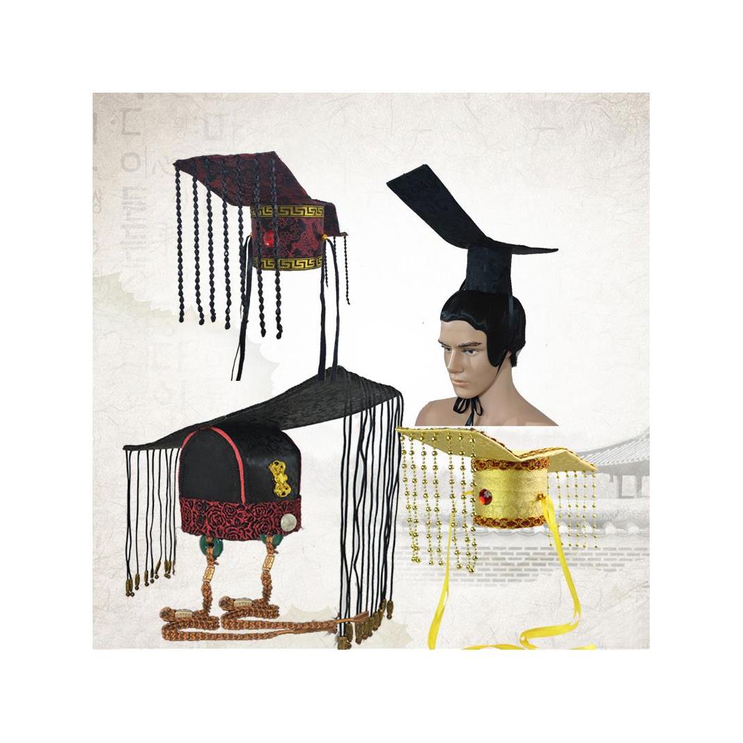古装皇帝帽子古代帝王冕冠战国诸侯帽子齐王头冠秦朝秦始皇天子帽