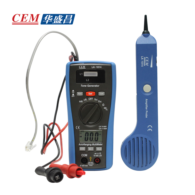 CEM华盛昌LA-1014厂家直销电线电缆线万用表三合一测试仪