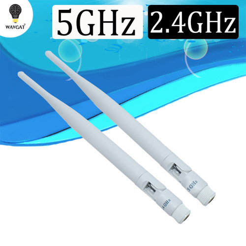 RP-SMA连接器双波段无线天线2.4GHz天线2.4GHz天线5GHz天线5GHz
