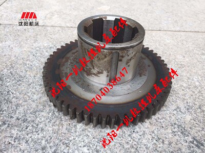 中捷镗床配件 TPX6113 T6113 21303 原厂镗床齿轮 Z57 M3 6-65*16