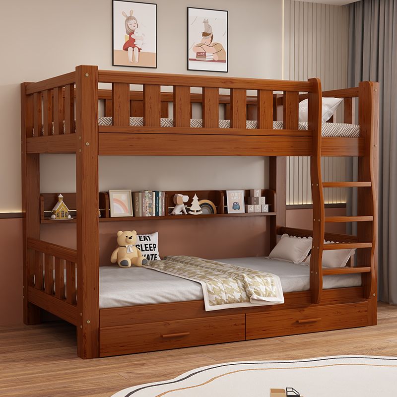 全实木成人高低床上下铺