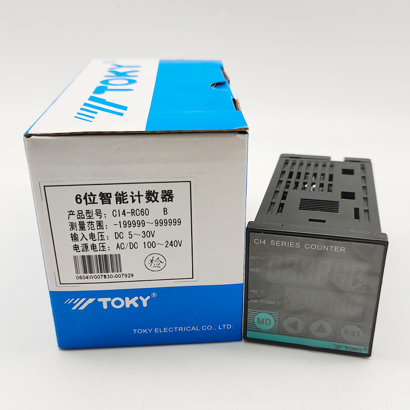 TOKY东崎仪表CI4-RC60 CI4-RC68计米计长计数CI4-RC60W CI4-RC68W