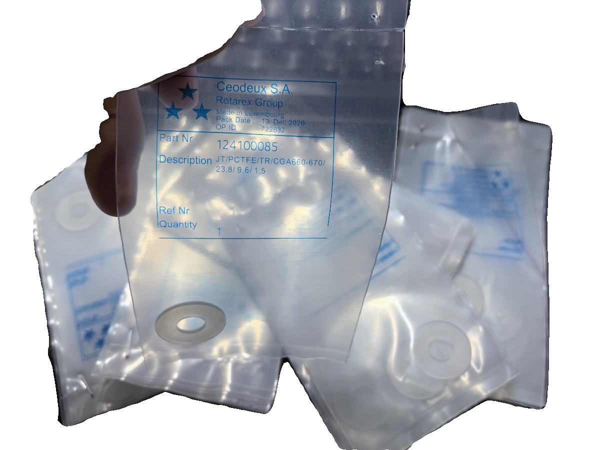 法国罗达莱克斯rotarex氟垫圈钢瓶124100085DISS垫片CGA660-670