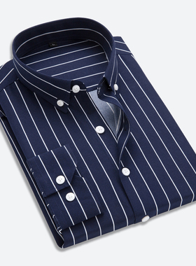 Fashion Men s Shirt Casual Plaid Cotton shirts for men男衬衫