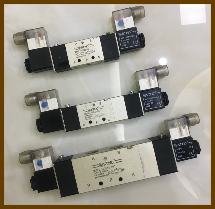 气动元件STNC电磁阀TG3511-06 TG3522-08AC220V DC24V控制阀 气阀
