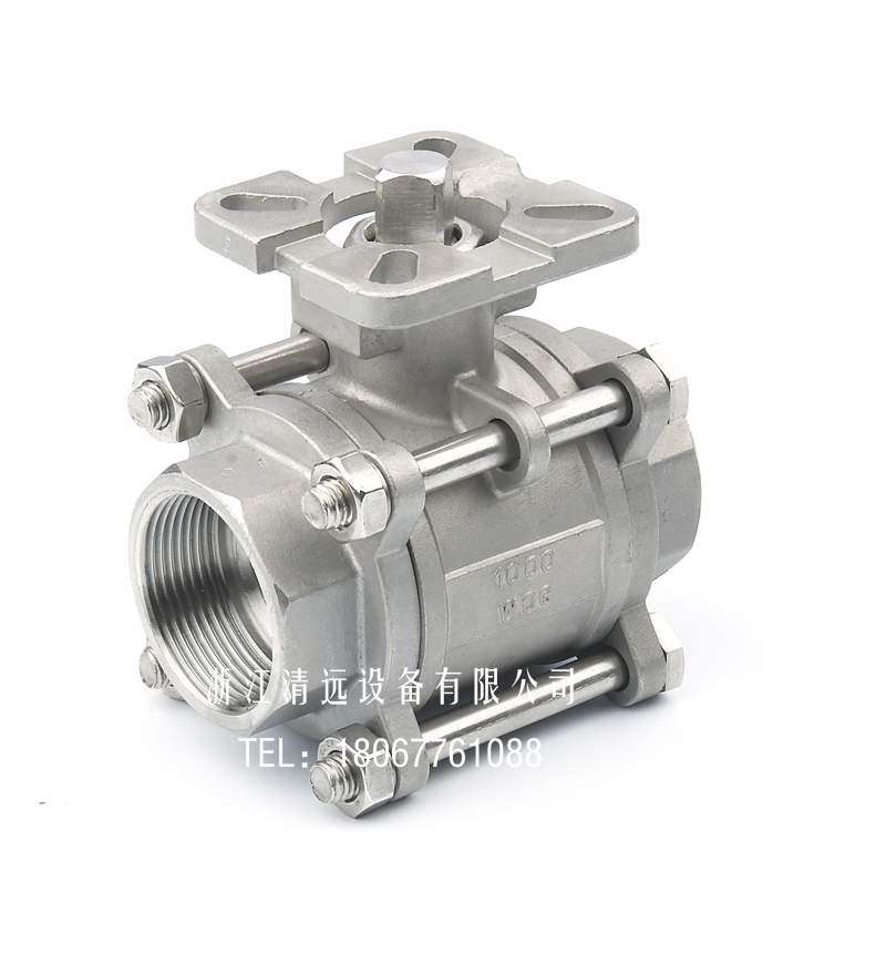 不锈钢片式高平台球阀三