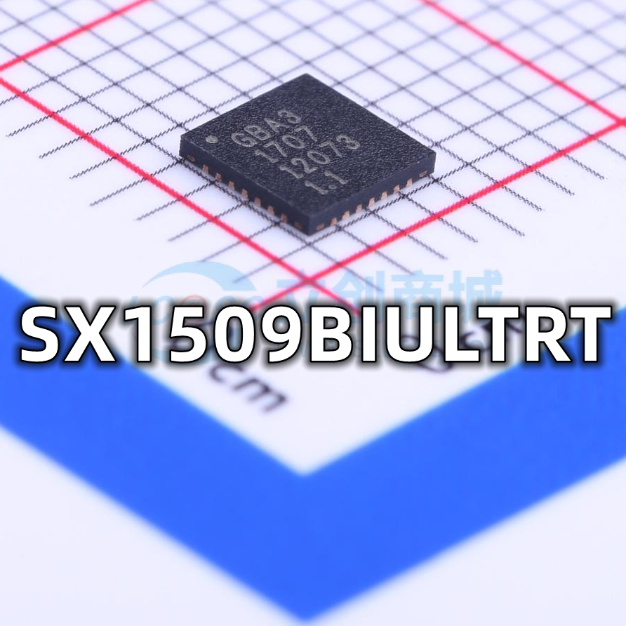 全新原装 SX1509BIULTRT 封装QFN-28丝印GBA3 LED驱动器芯片 现货