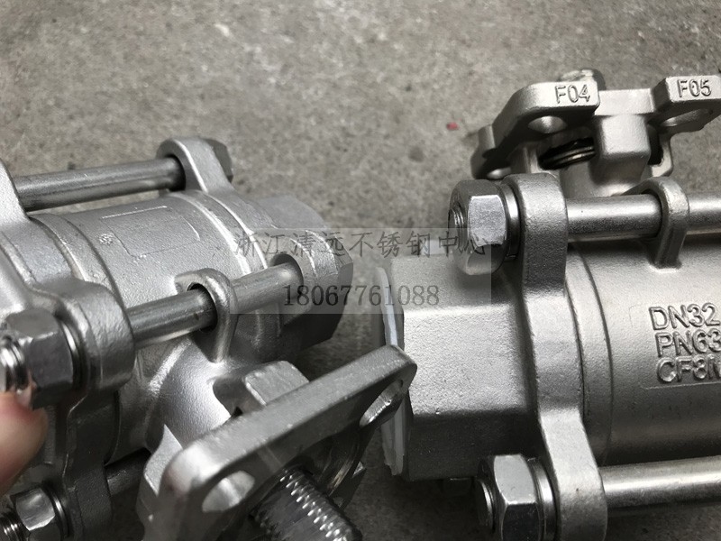 不锈钢片式三高平台球阀